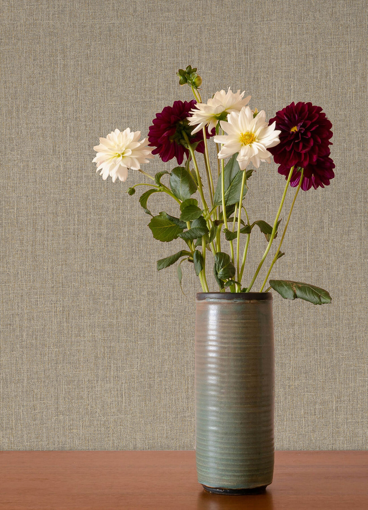 A Street Prints Whimsy Cromie Wallpaper Sample - Taupe