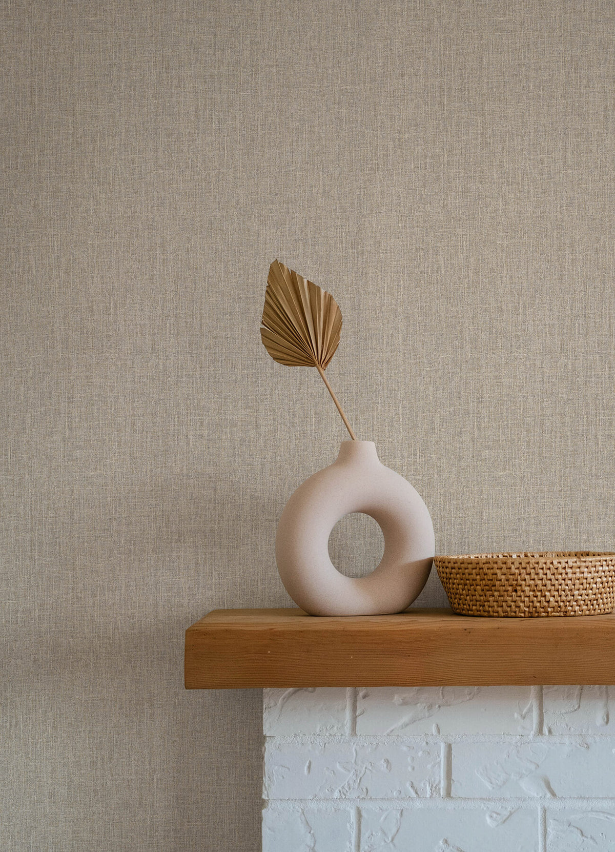 A Street Prints Whimsy Cromie Wallpaper Sample - Taupe