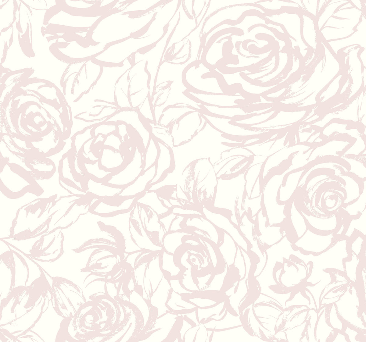 A Street Prints Whimsy Nelda Wallpaper Sample - Light Pink
