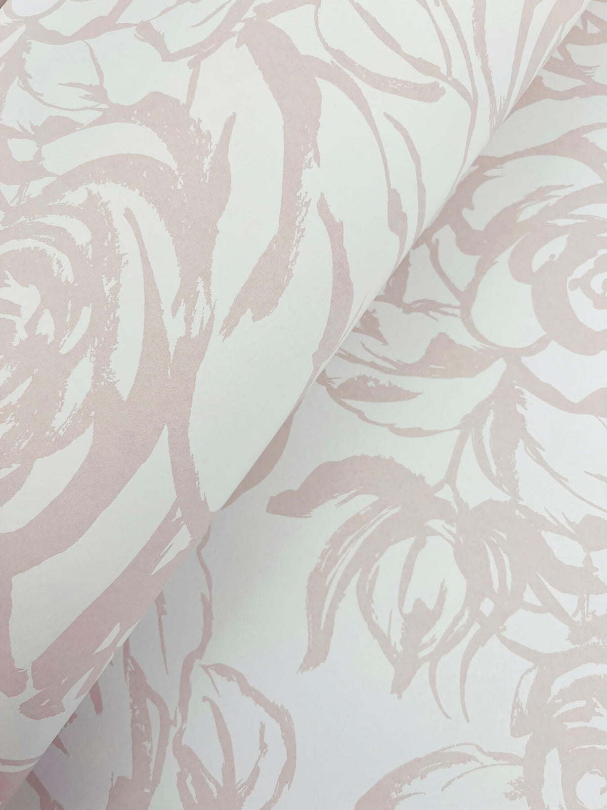 A Street Prints Whimsy Nelda Wallpaper Sample - Light Pink