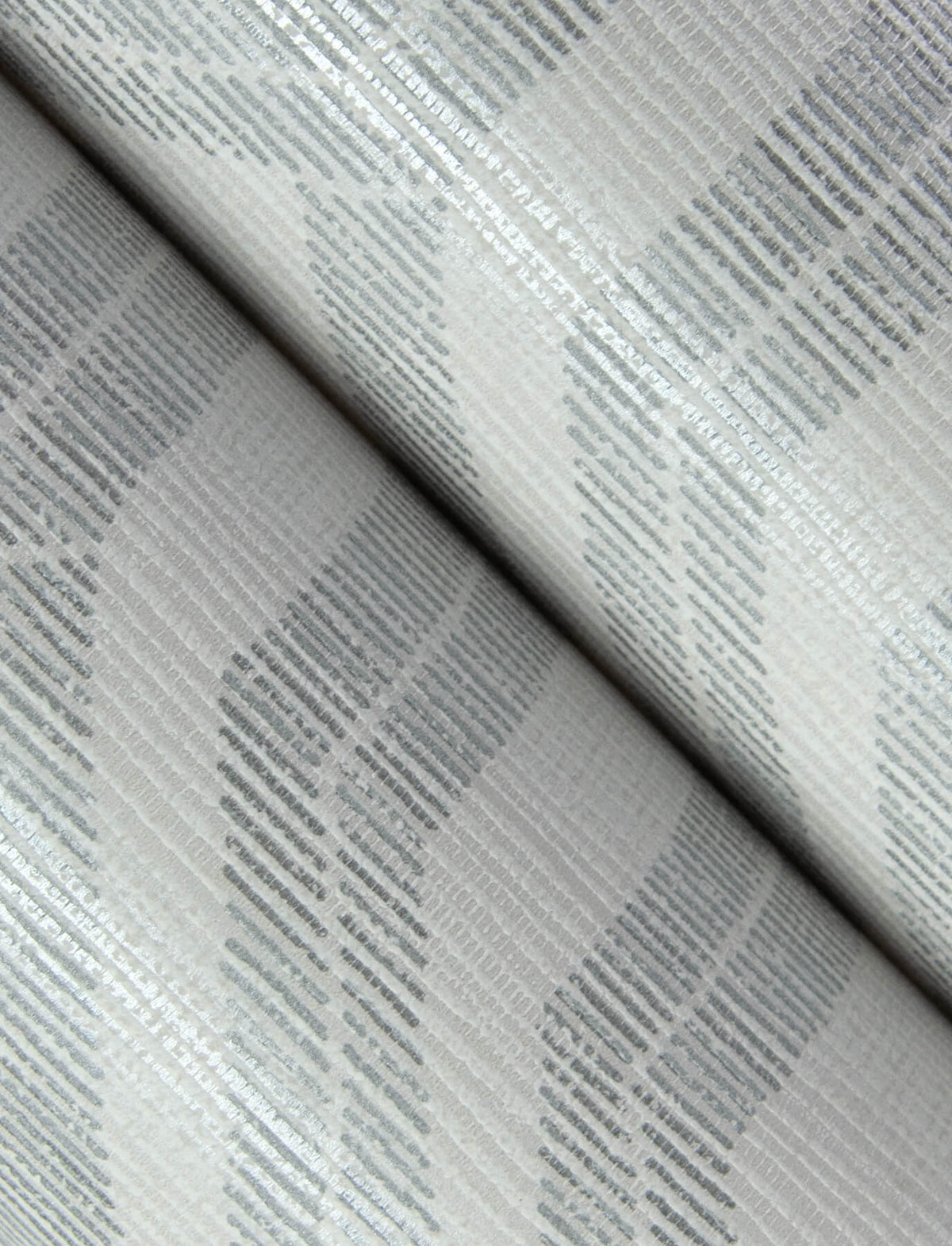 A Street Prints Solace Burton Ogee Wallpaper Sample - Silver