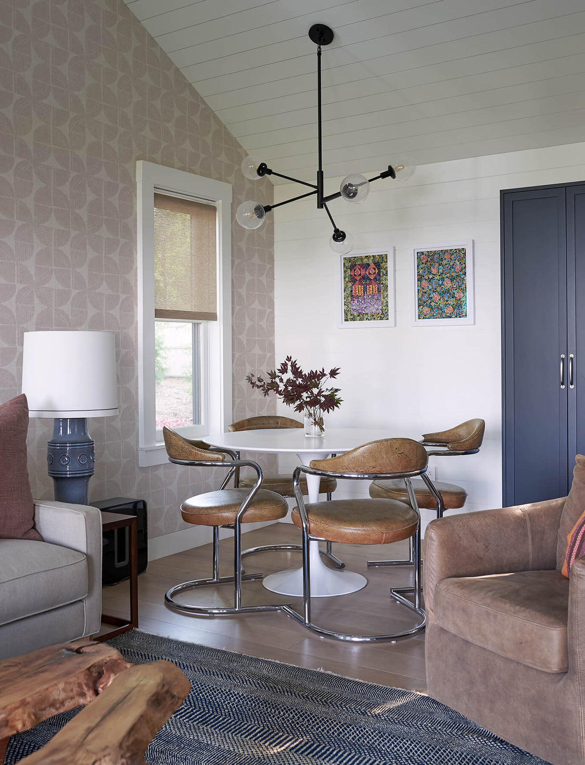 A-Street Prints Solace Baxter Mosaic Wallpaper - Bone