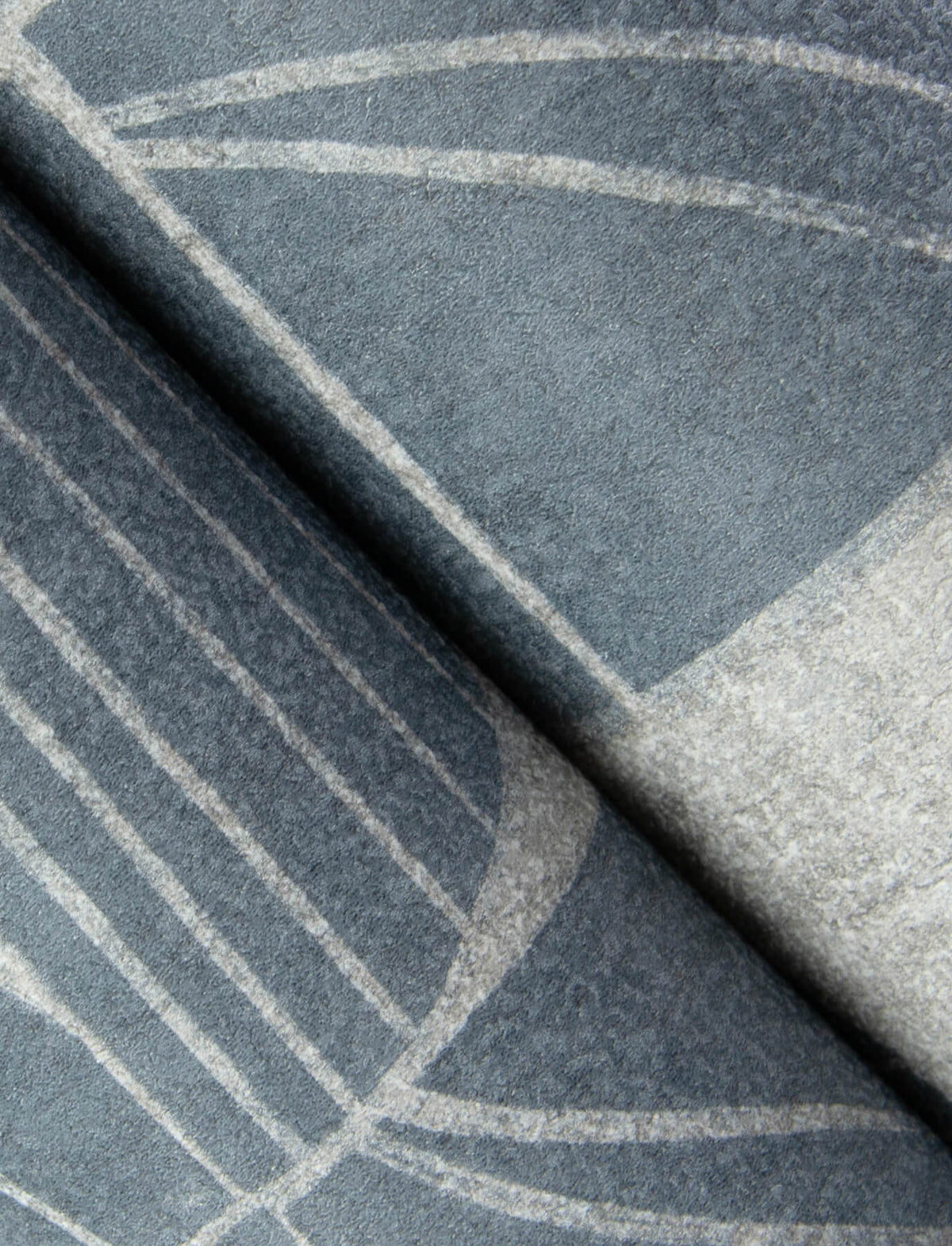 A-Street Prints Solace Baxter Mosaic Wallpaper - Denim
