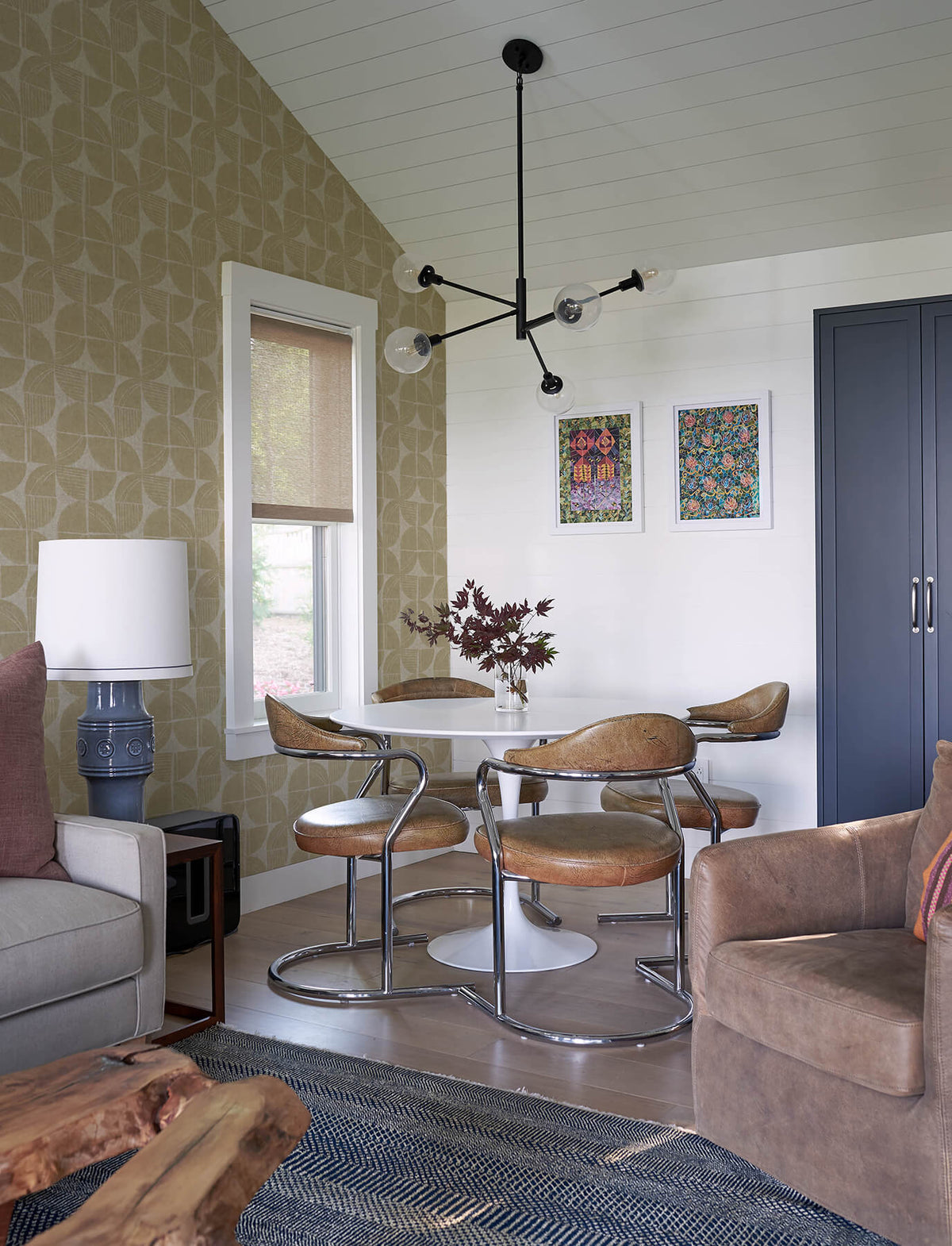 A-Street Prints Solace Baxter Mosaic Wallpaper - Honey