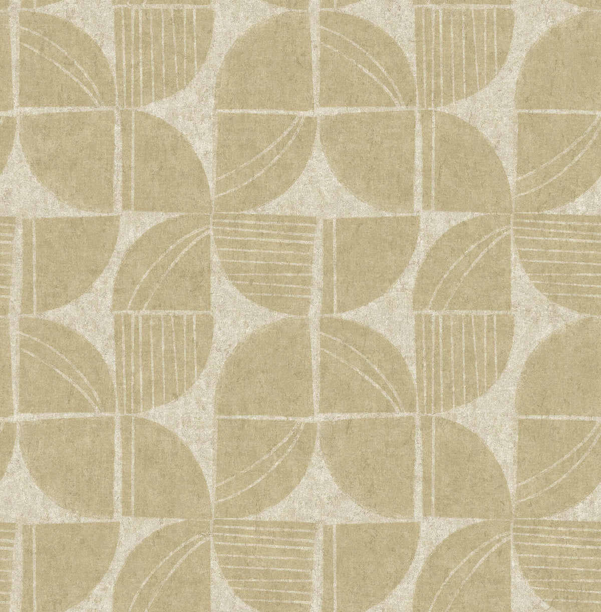 A-Street Prints Solace Baxter Mosaic Wallpaper - Honey