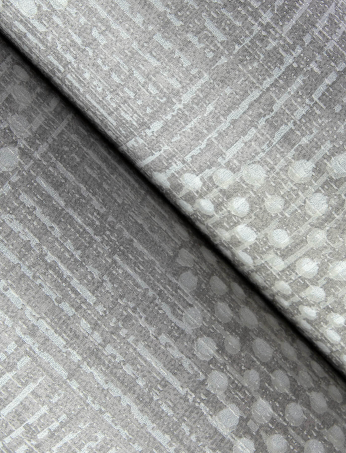 A Street Prints Solace Salma Medallion Wallpaper Sample - Grey