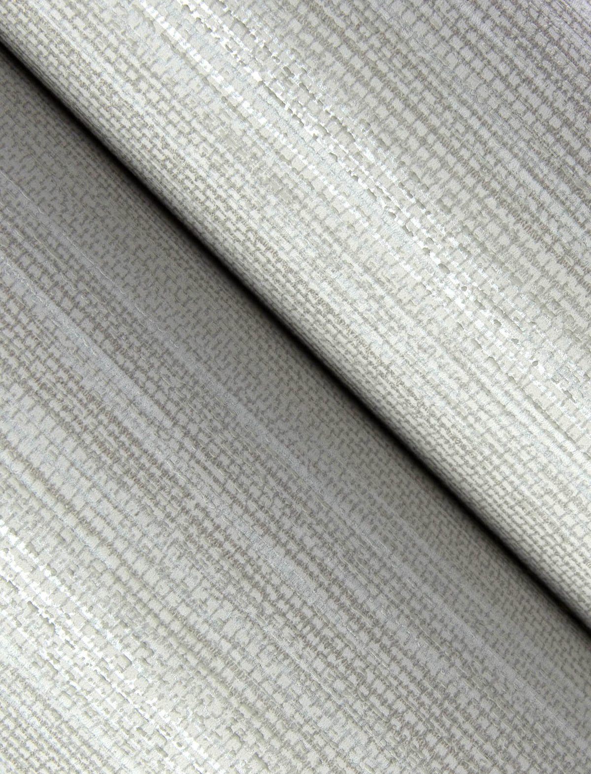 A-Street Prints Solace Sheehan Faux Grasscloth Wallpaper - Silver