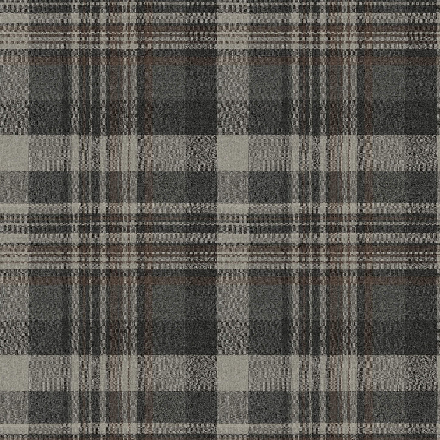 Chesapeake Yellowstone Dutton Plaid Wallpaper - Charcoal
