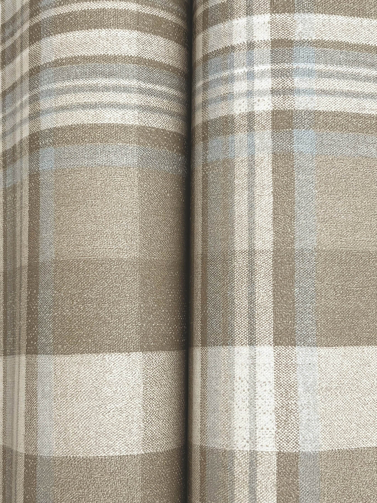Chesapeake Yellowstone Dutton Plaid Wallpaper Sample - Light Brown