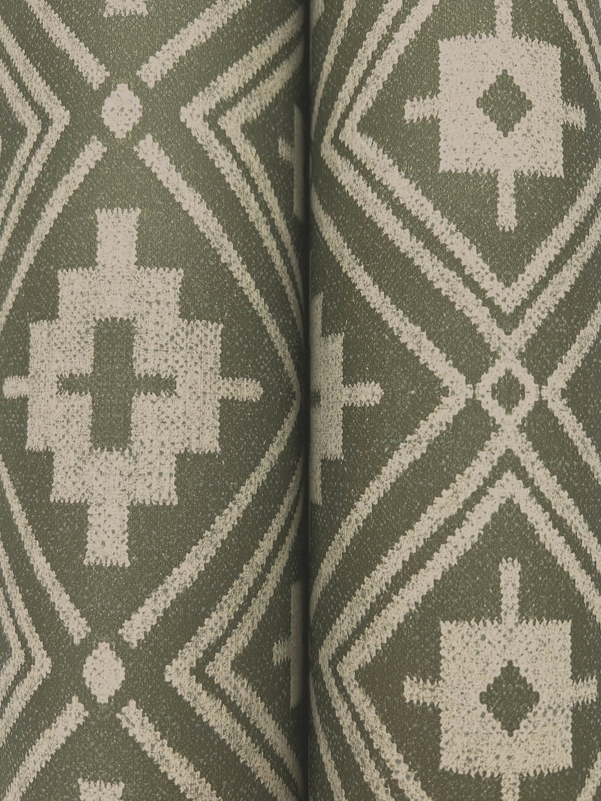 Chesapeake Yellowstone Camp Blanket Wallpaper Sample - Green