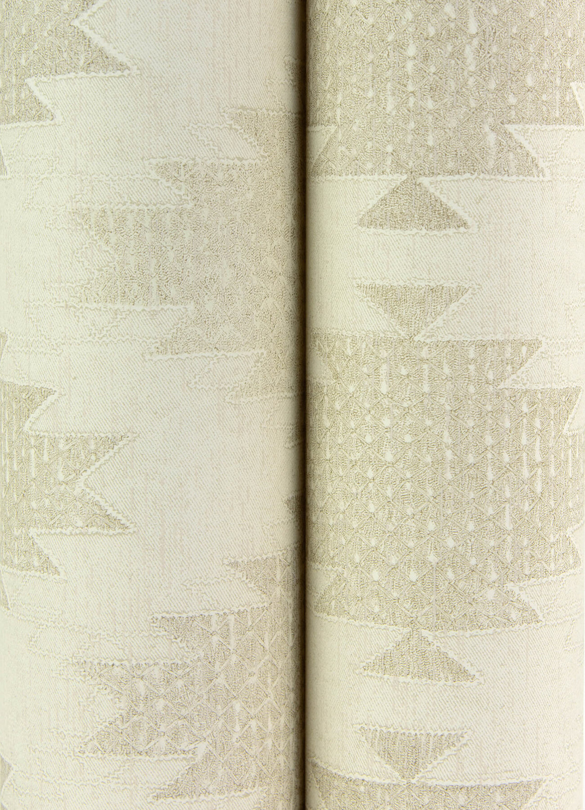 Chesapeake Yellowstone Stitched Heirloom Wallpaper Sample - Khaki