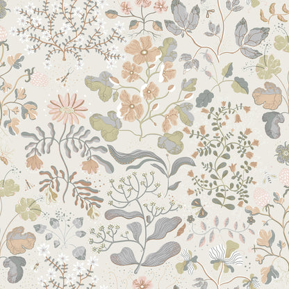 A-Street Prints Botanica Groh Floral Wallpaper - Neutral