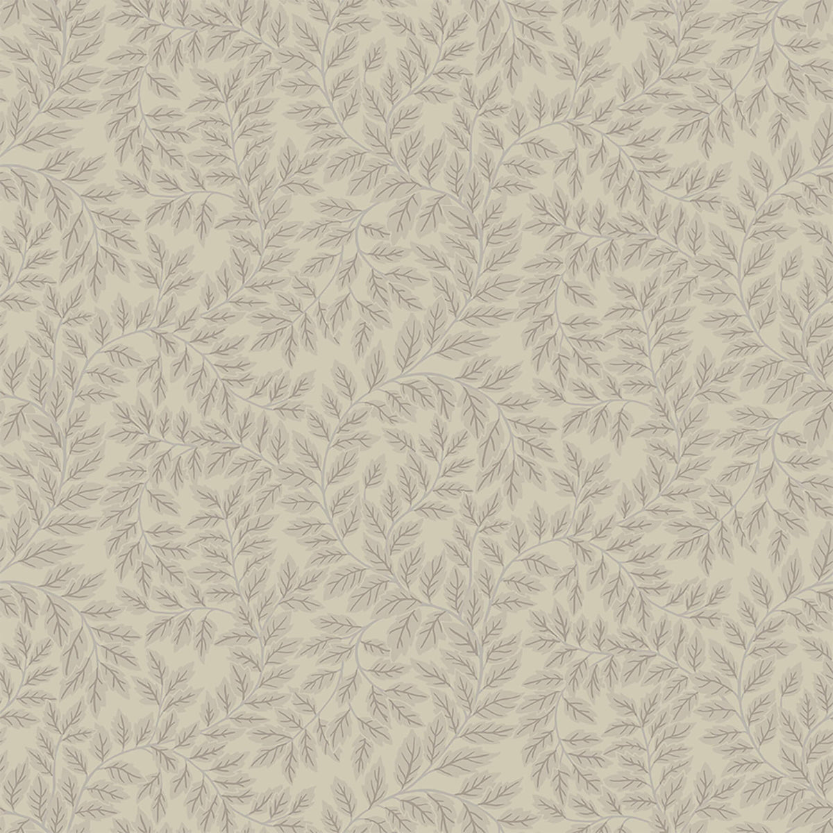 A Street Prints Botanica Lindlöv Leafy Vines Wallpaper Sample - Taupe