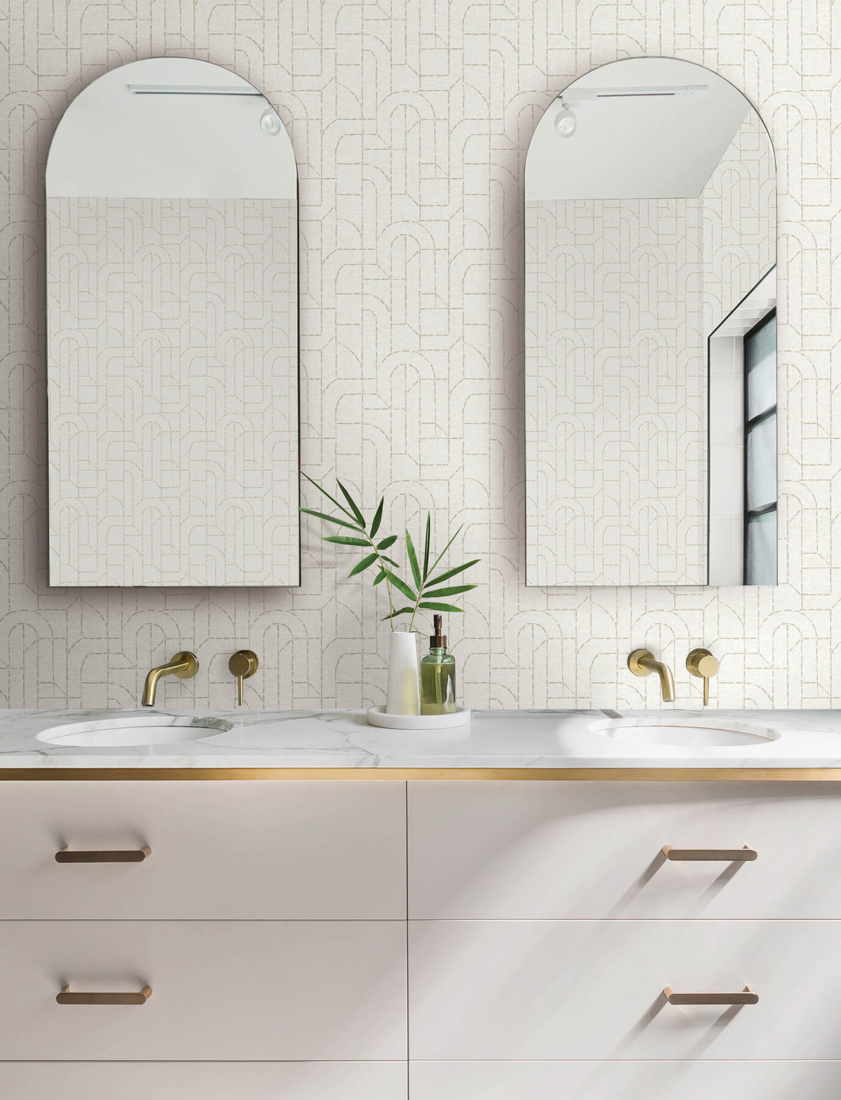 A Street Prints Harmony Integrity Wallpaper Sample - Dove