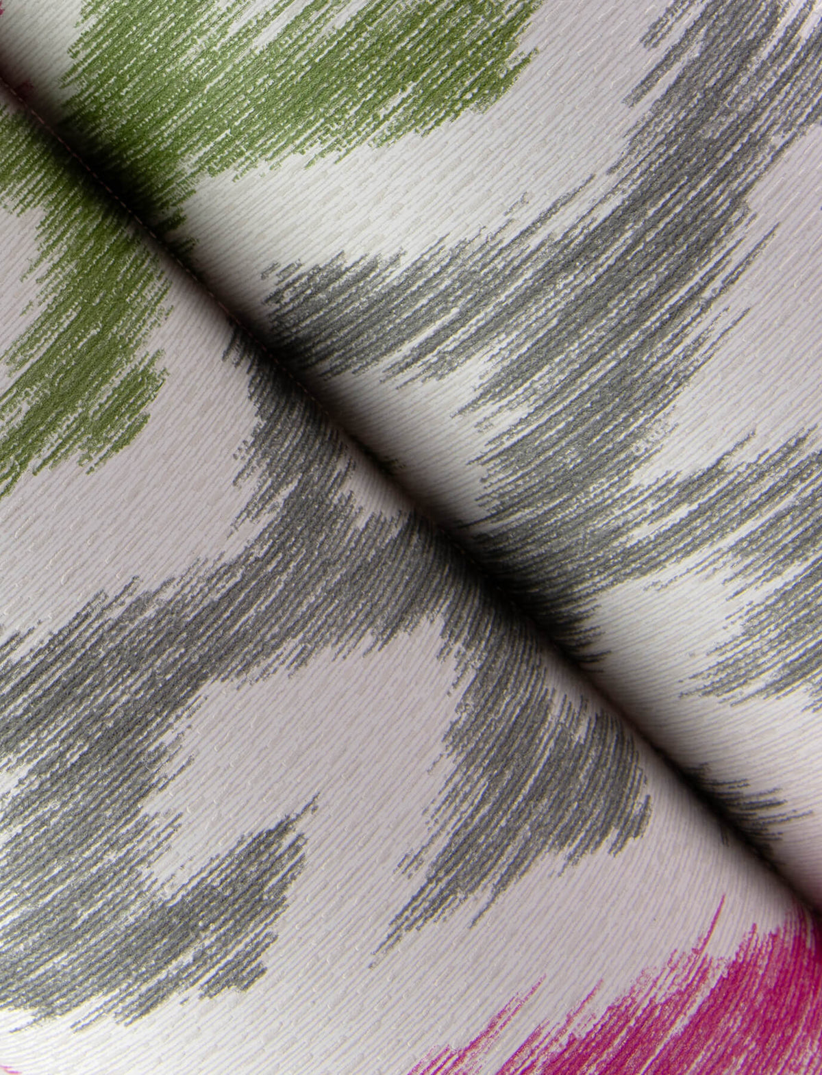 A-Street Prints Harmony Solola Ikat Wallpaper - Fuchsia