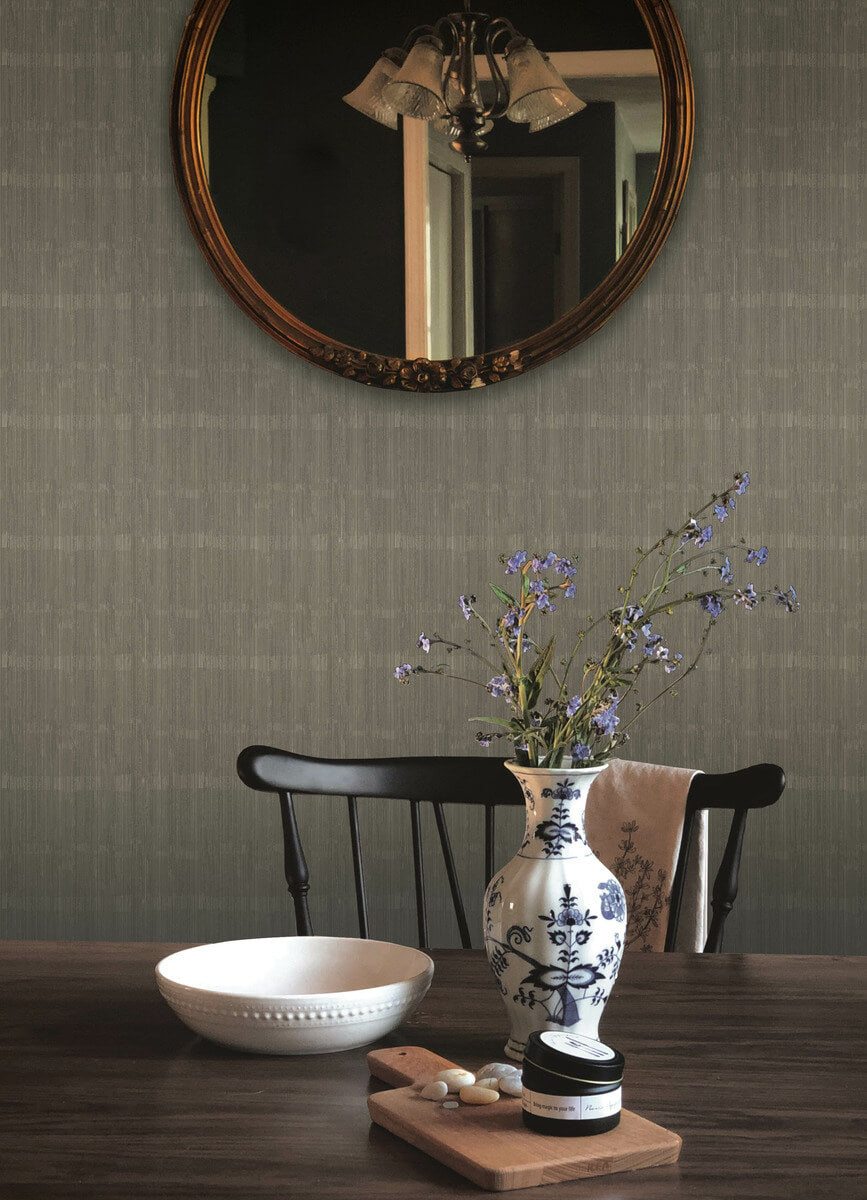 A Street Prints Haberdashery Somerset Wallpaper Sample - Stone