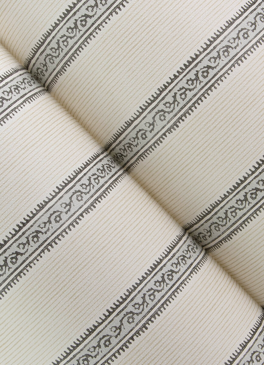 Chesapeake Printworks Mandevilla Stripe Wallpaper Sample - Black