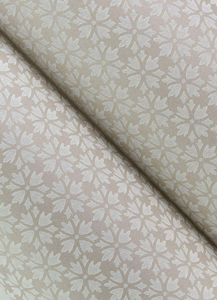 Chesapeake Printworks Phlox Wallpaper - Grey