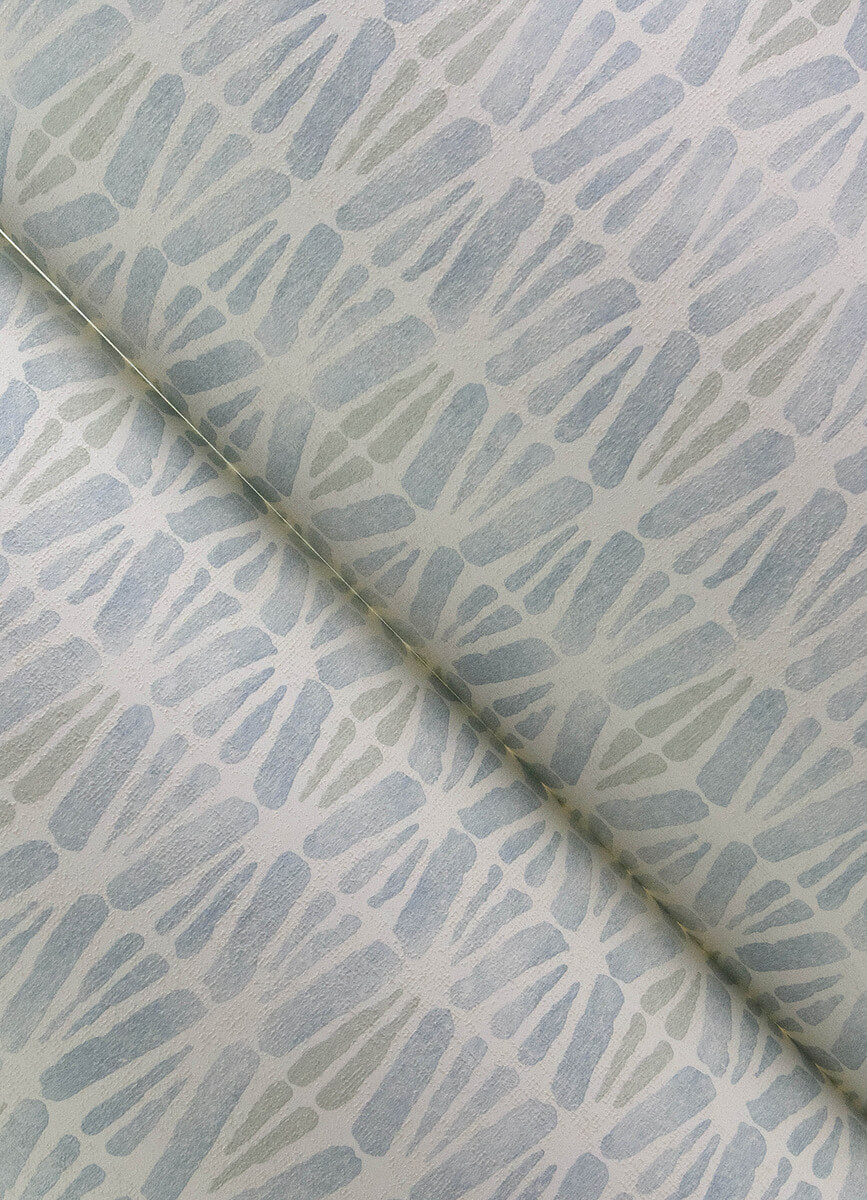 Chesapeake Printworks Nabi Geometric Wallpaper - Light Blue