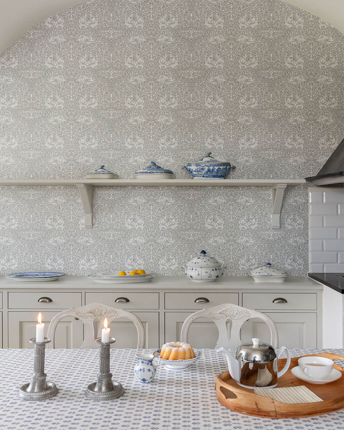 A-Street Prints Hidden Treasures African Marigold Wallpaper - White
