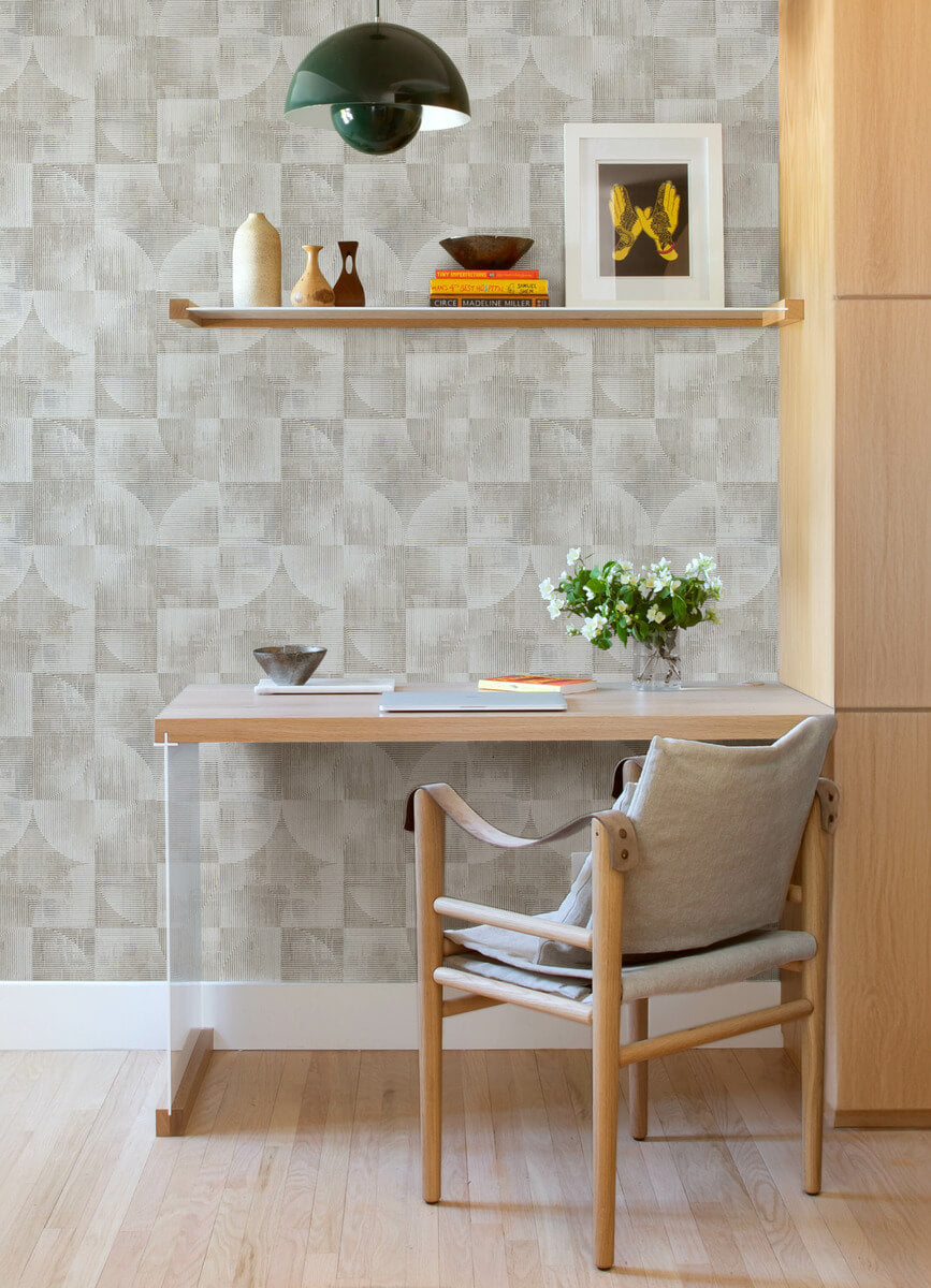 Drew & Jonathan Home Woodbine Wallpaper Sample - Neutral