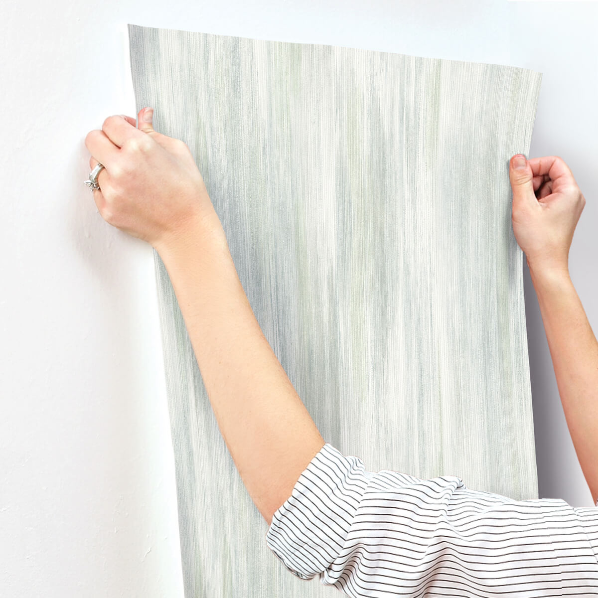 Drew & Jonathan Home Elysian Ikat Wallpaper - Sage