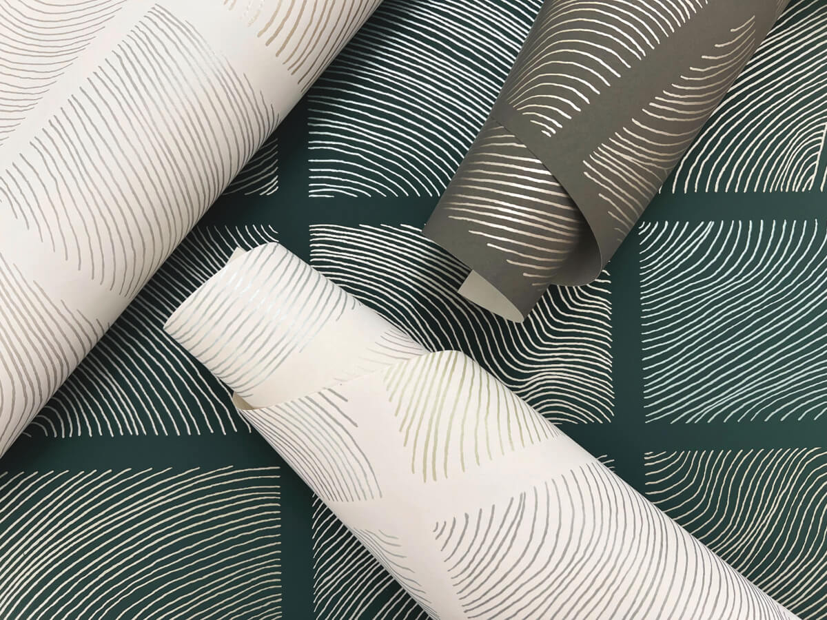 Drew & Jonathan Home Bronson Wallpaper Sample - Ivory