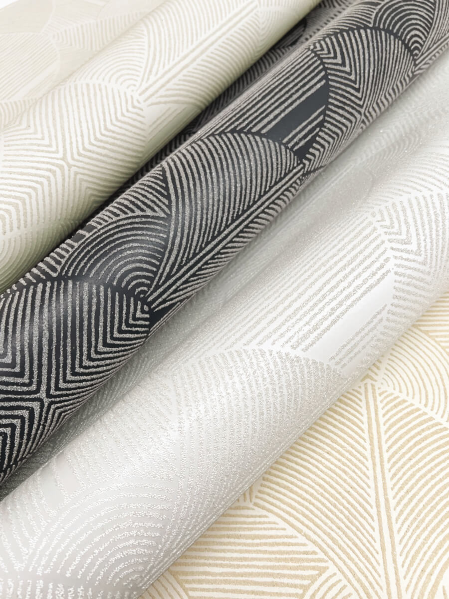 Drew & Jonathan Home Meyberg Wallpaper Sample - Ivory