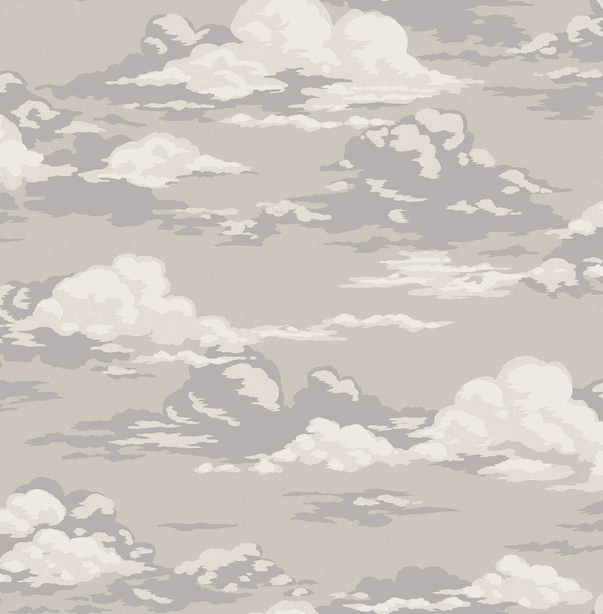 Advantage Westbury Forest Cumulus Clouds Wallpaper Sample - Neutral