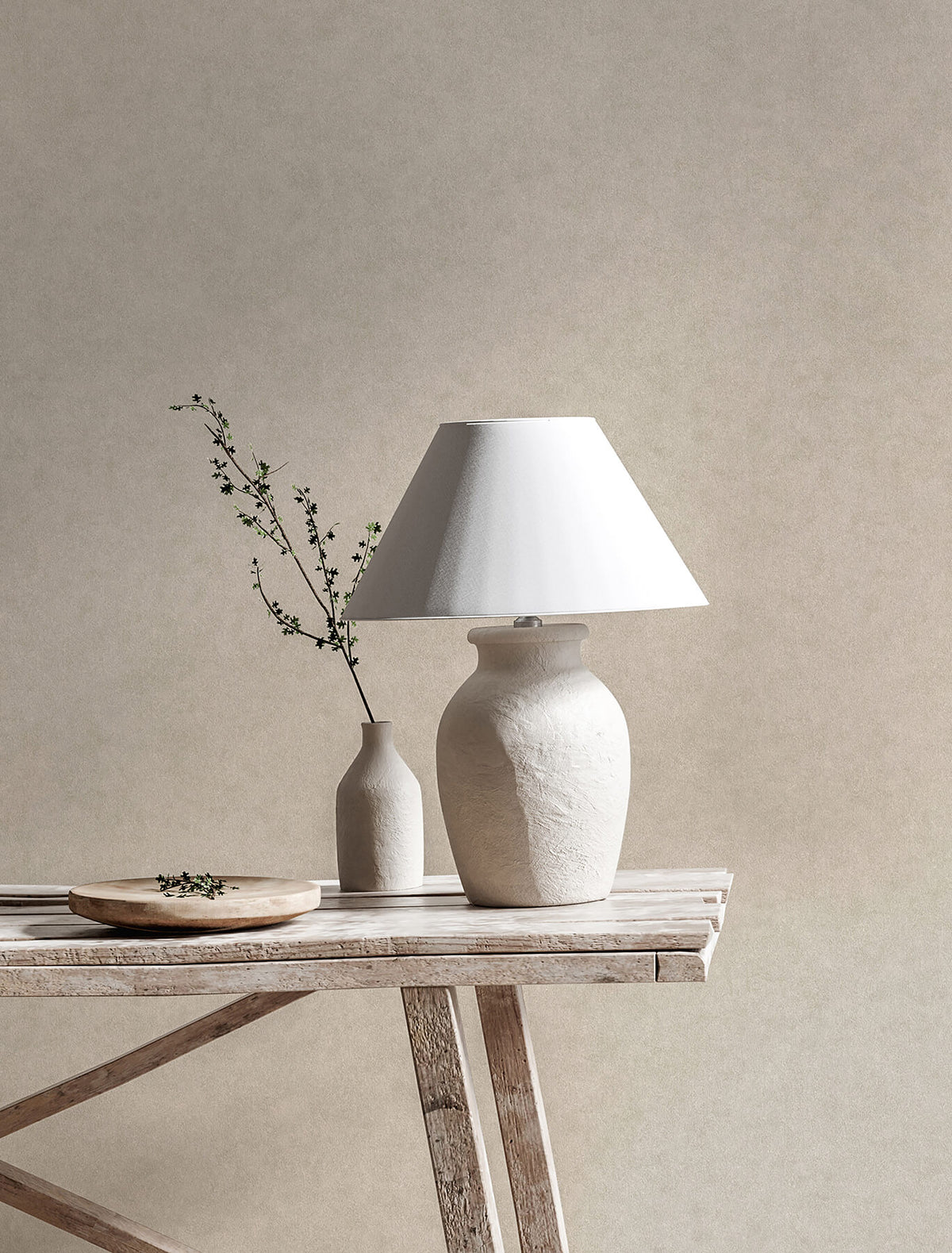 Advantage Westbury Forest Heritage Plain Wallpaper - Dark Grey