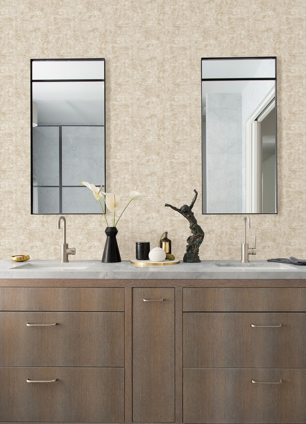 Advantage Kitchen & Bath Masonry Stone Wallpaper - Neutral