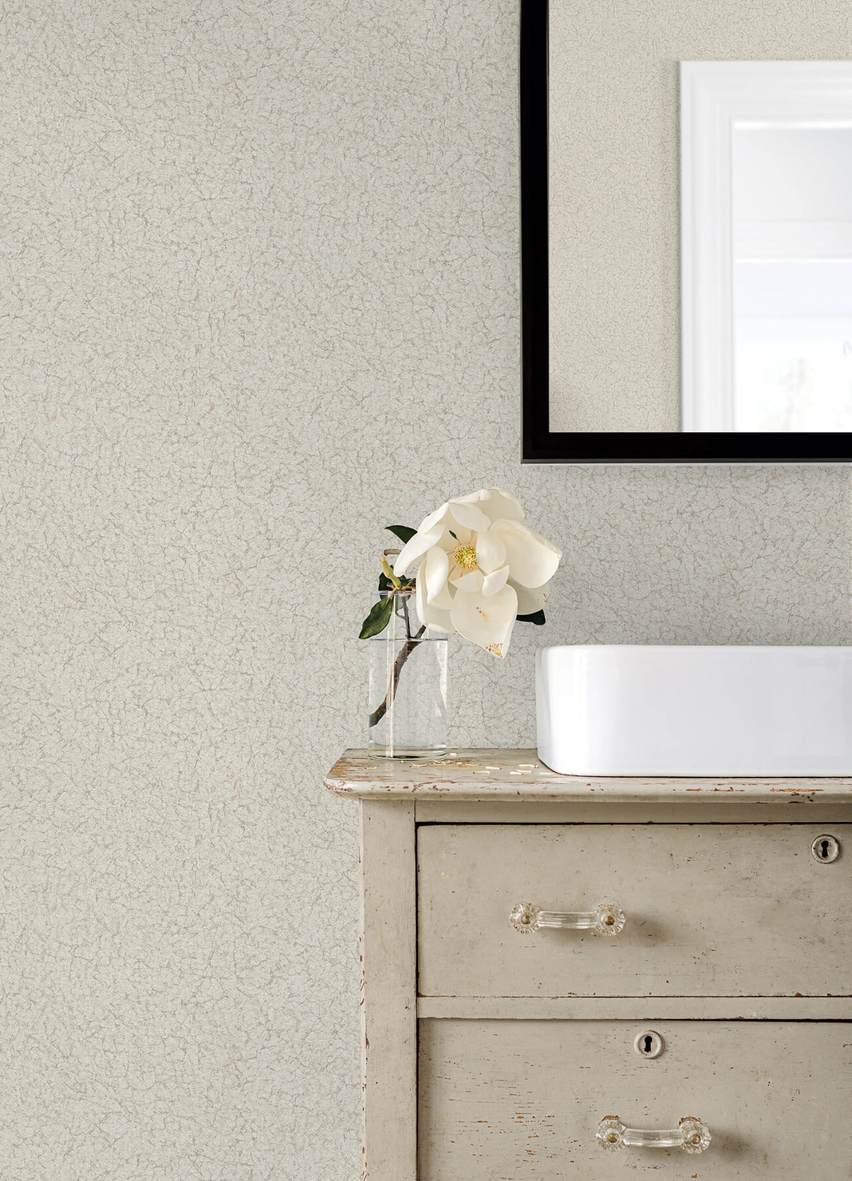 Advantage Kitchen & Bath Crushed Capiz Wallpaper - Dove