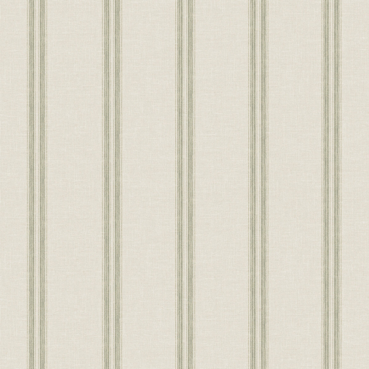 Chesapeake Oak & Moss Johnny Stripes Wallpaper - Green