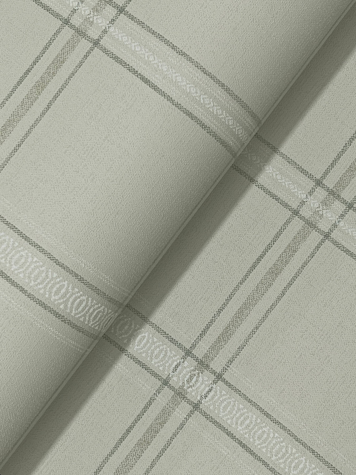 Chesapeake Oak & Moss Auberge Wallpaper Sample - Sage