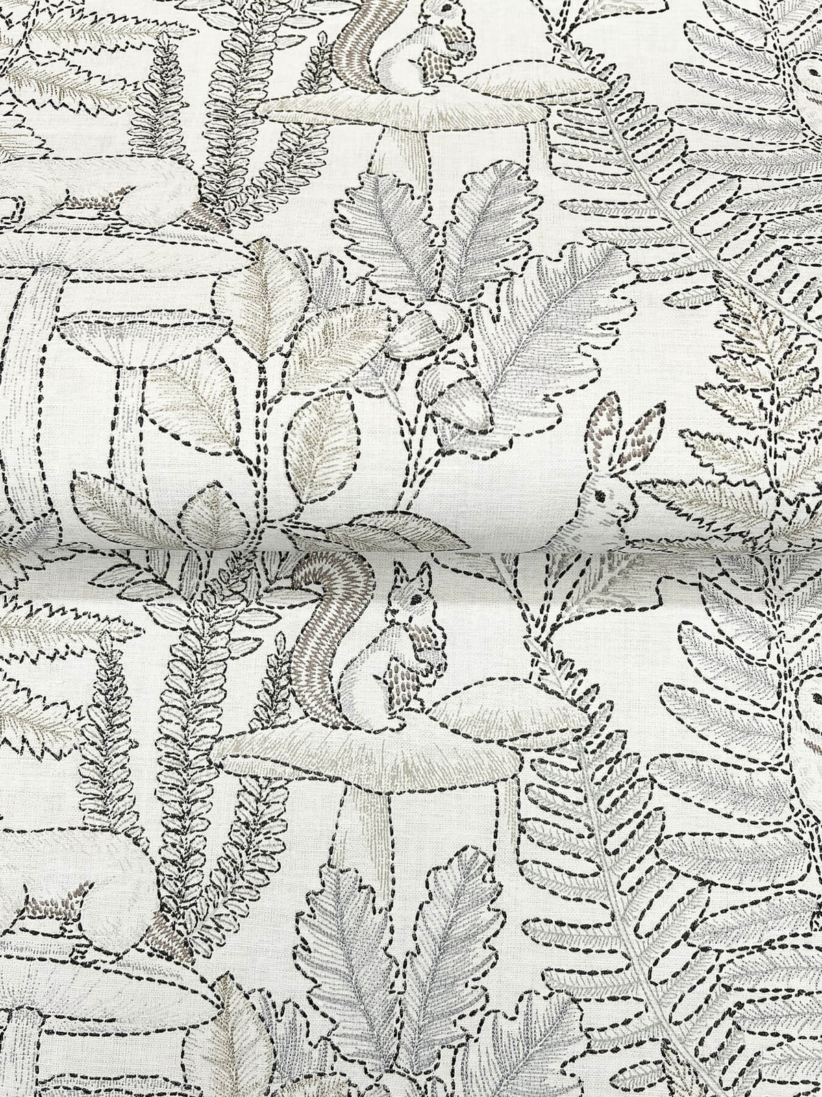 Chesapeake Oak & Moss Holt Wallpaper Sample - Neutral