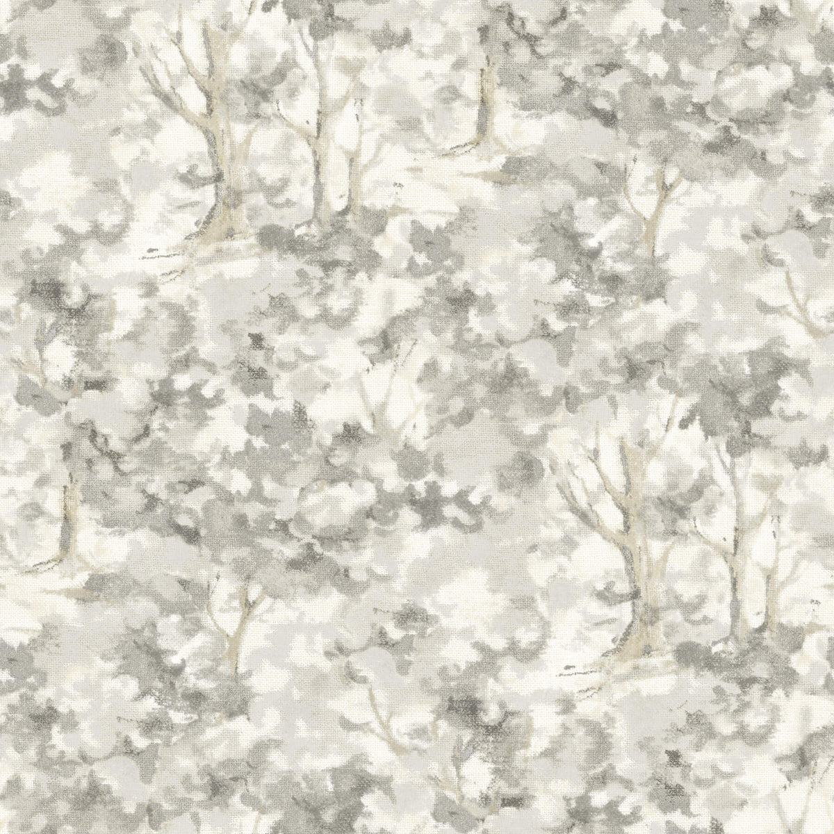 Chesapeake Oak & Moss Thicket Wallpaper Sample - Charcoal