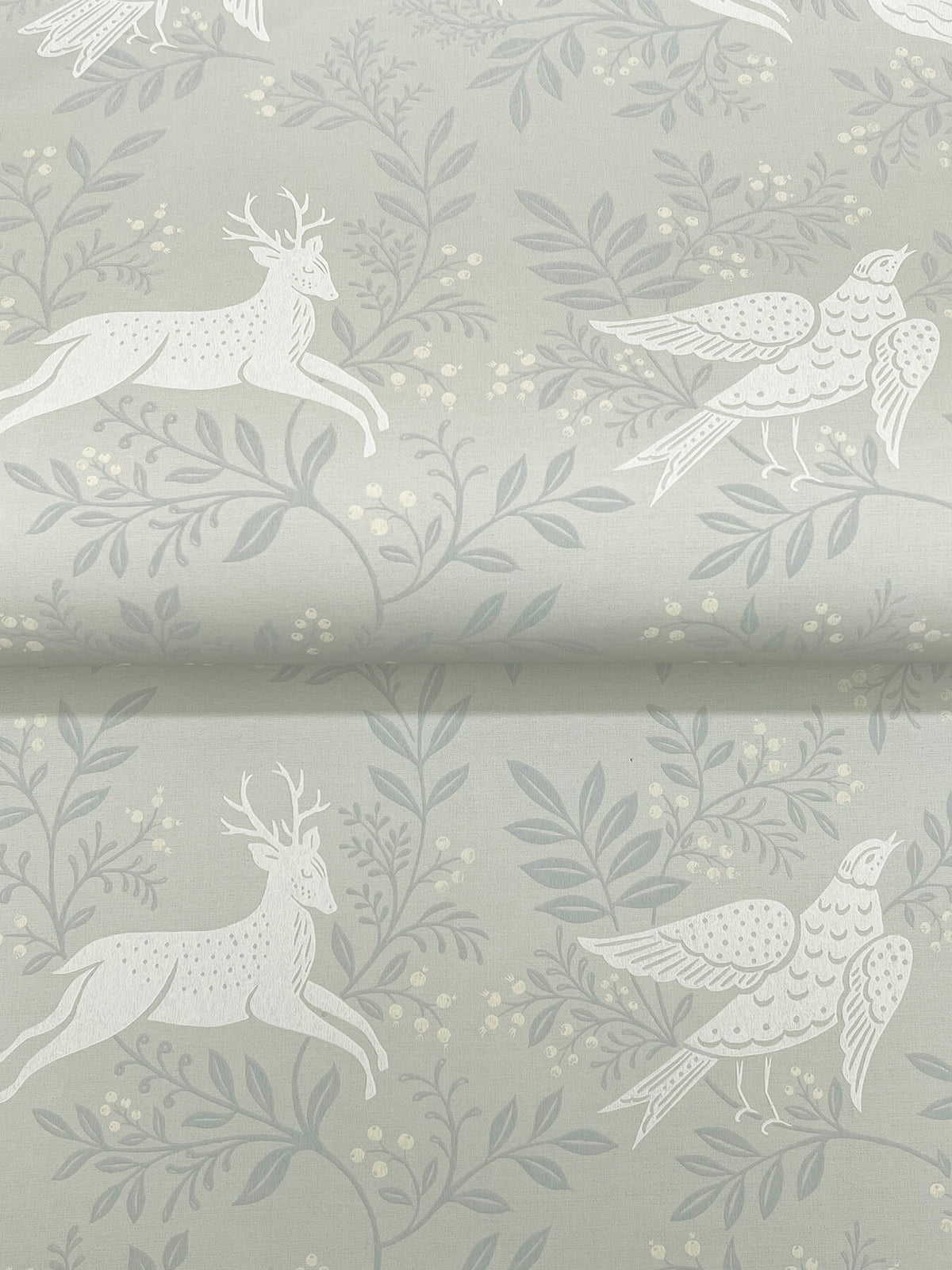 Chesapeake Oak & Moss Revelry Wallpaper - Sage