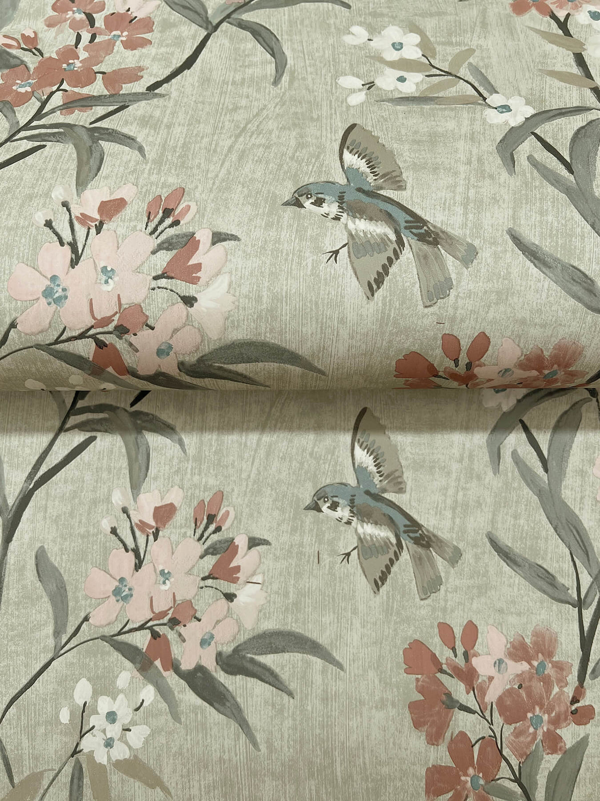 Chesapeake Oak & Moss Tea Olive Wallpaper Sample - Green