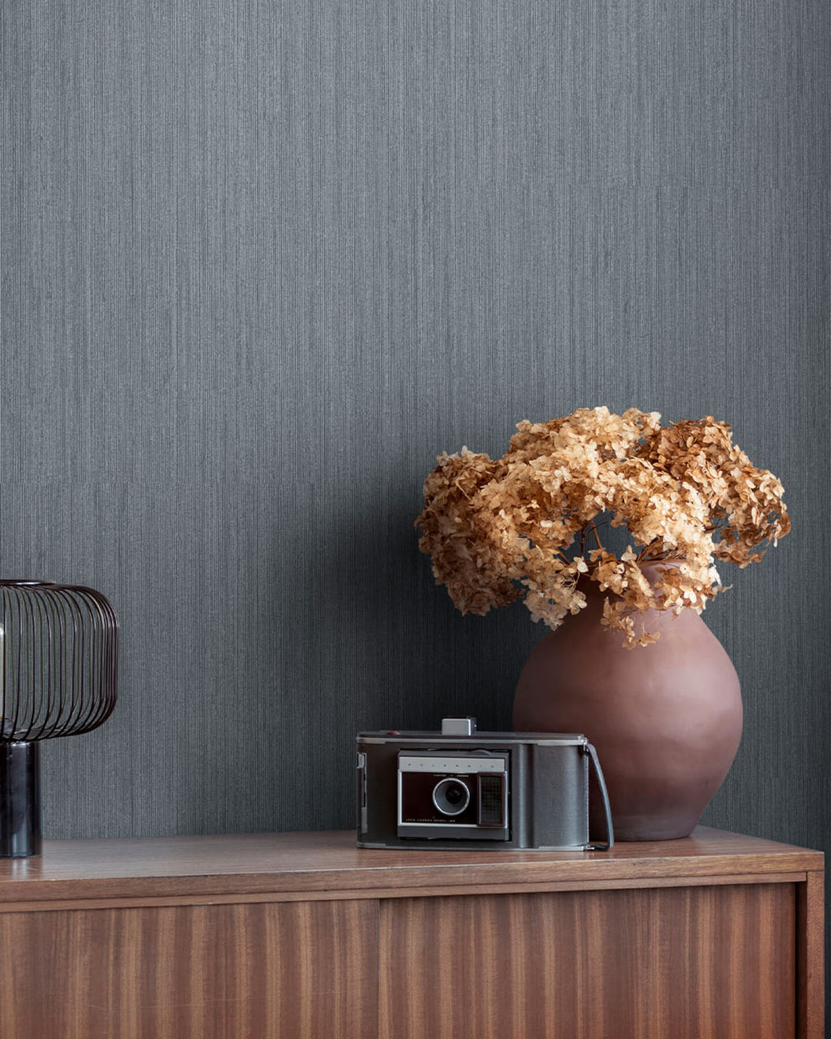 A Street Prints Hidden Treasures Midolin Blamussla Wallpaper Sample - Dark Blue
