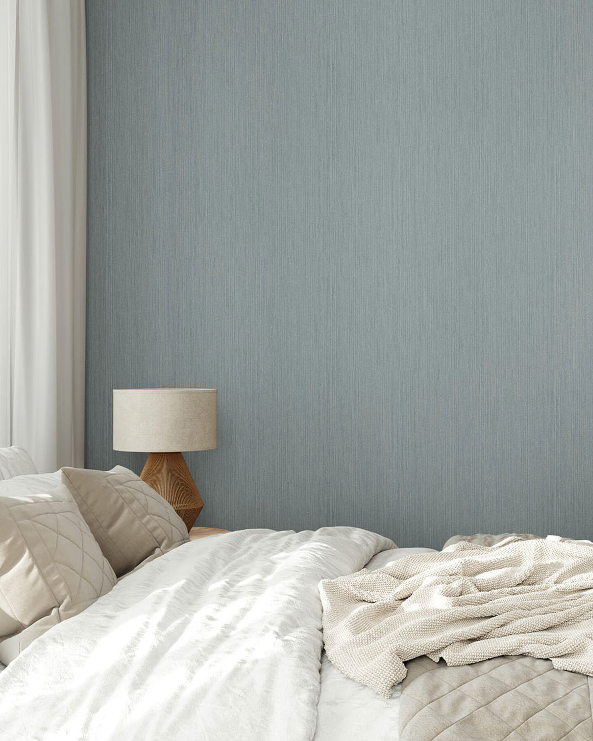 A-Street Prints Hidden Treasures Midolin Stal Wallpaper - Blue