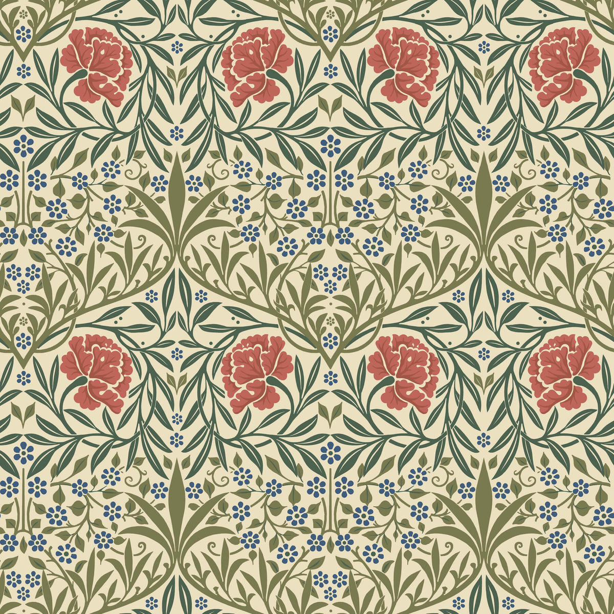 A-Street Prints Hidden Treasures Oxford Union Wallpaper - Green