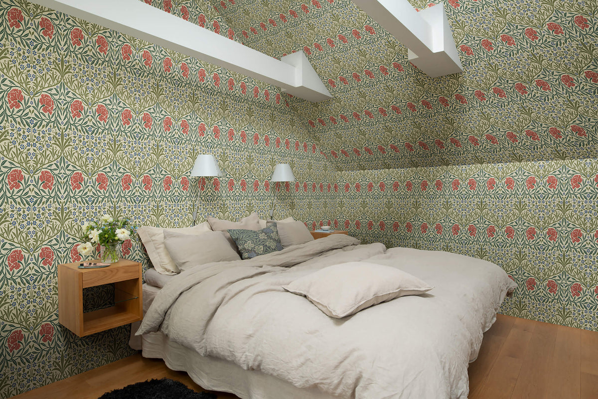 A-Street Prints Hidden Treasures Oxford Union Wallpaper - Green