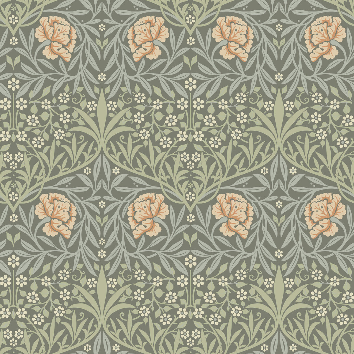 A Street Prints Hidden Treasures Oxford Union Wallpaper Sample - Gray
