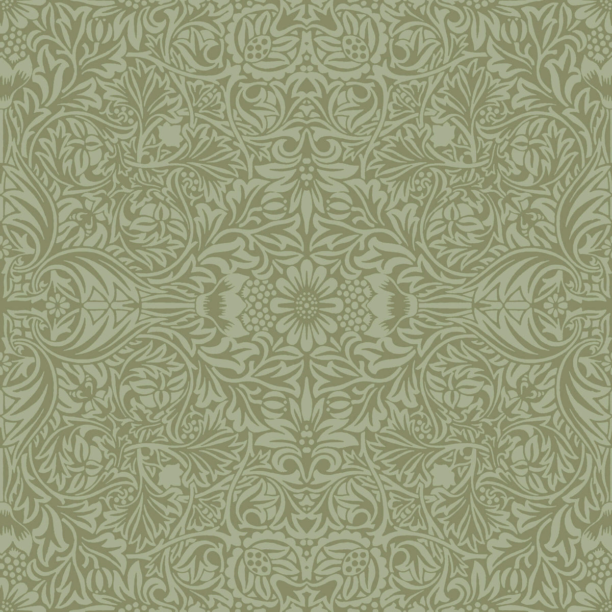A Street Prints Hidden Treasures Ceiling Wallpaper Sample - Green