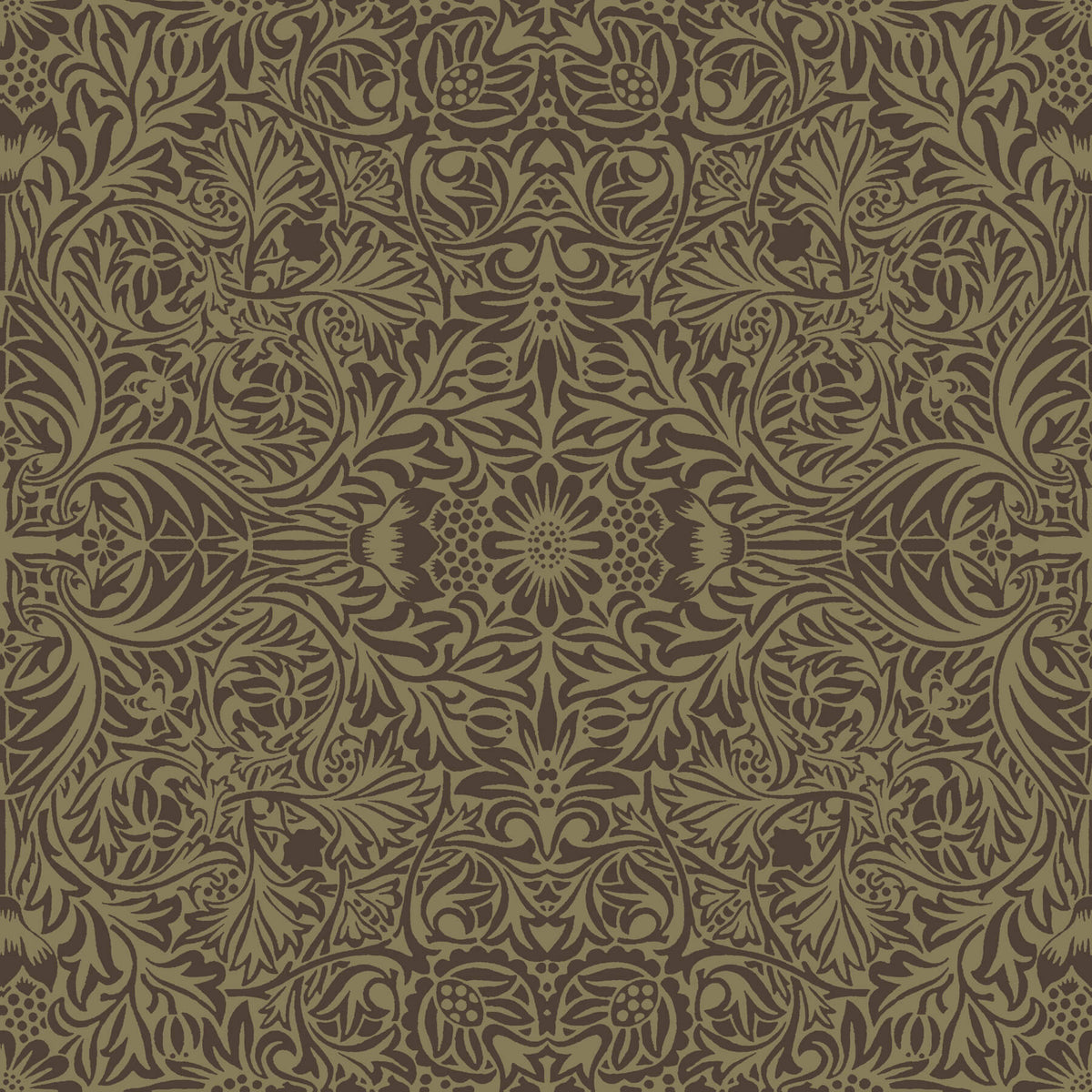 A-Street Prints Hidden Treasures Ceiling Wallpaper - Brown