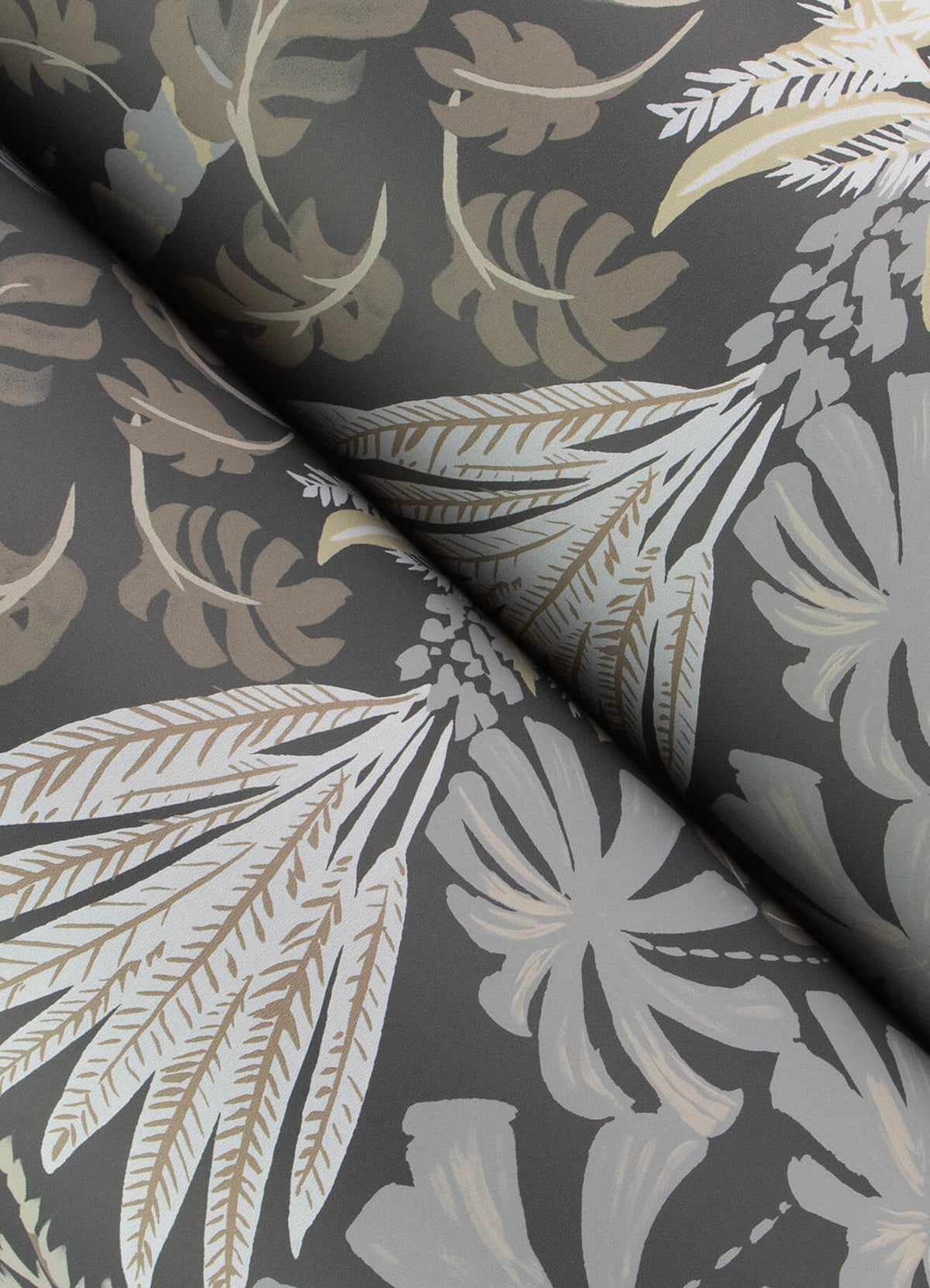 A-Street Prints Sea Salt Everglades Wallpaper - Grey