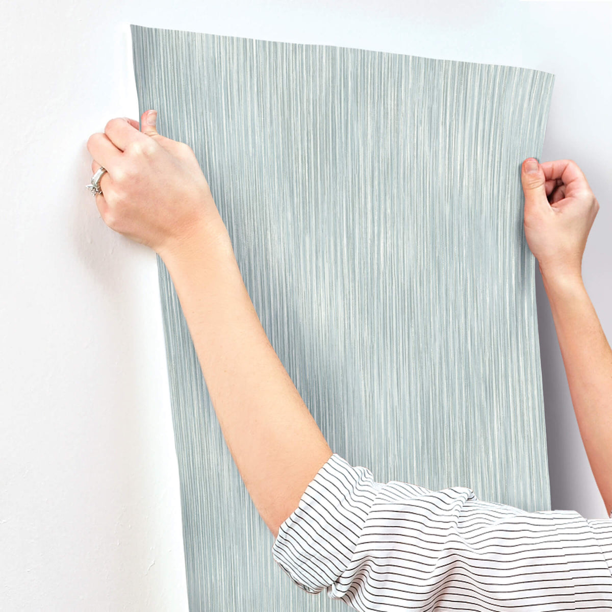 A Street Prints Sea Salt Largo Wallpaper Sample - Turquoise