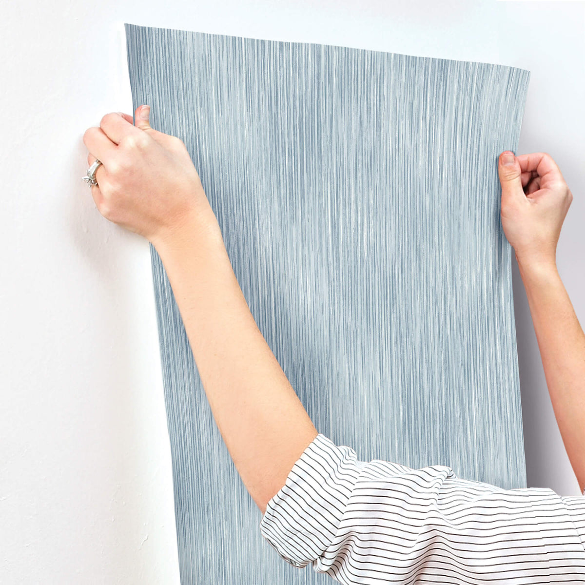A Street Prints Sea Salt Largo Wallpaper Sample - Sky Blue