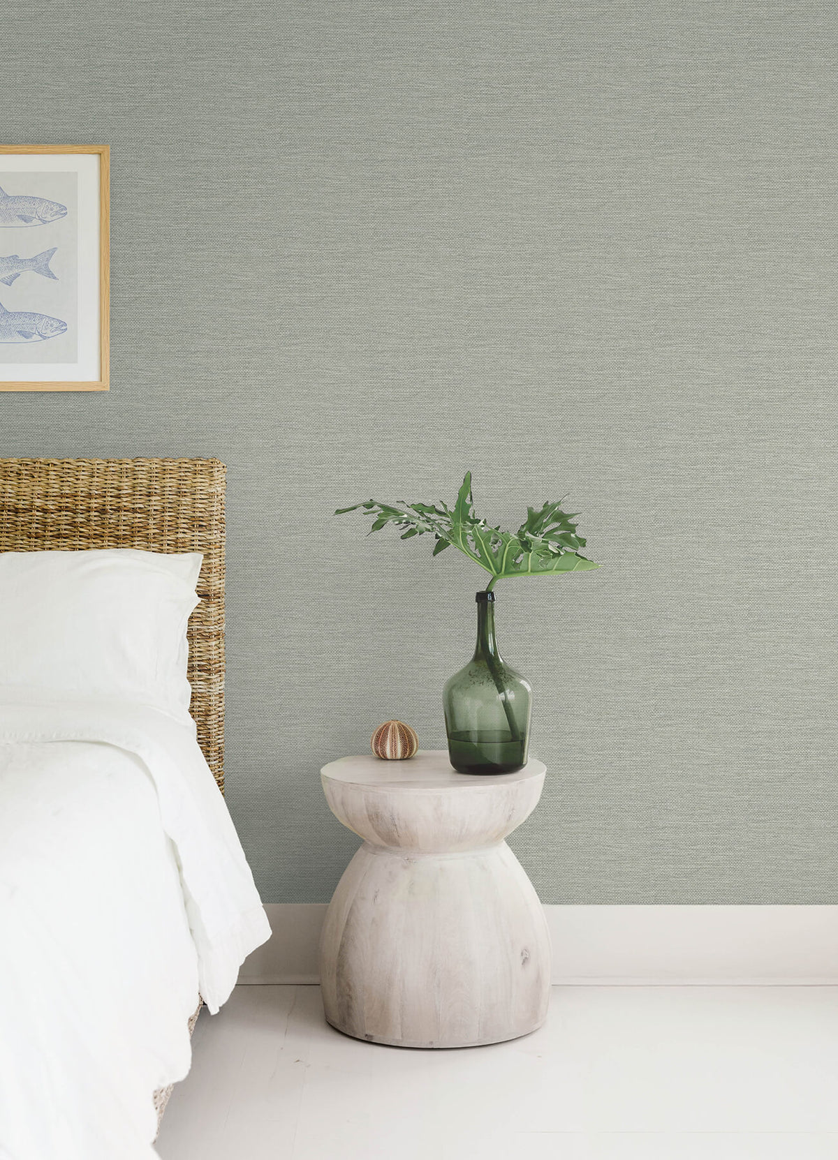 A-Street Prints Sea Salt Malin Wallpaper - Seafoam