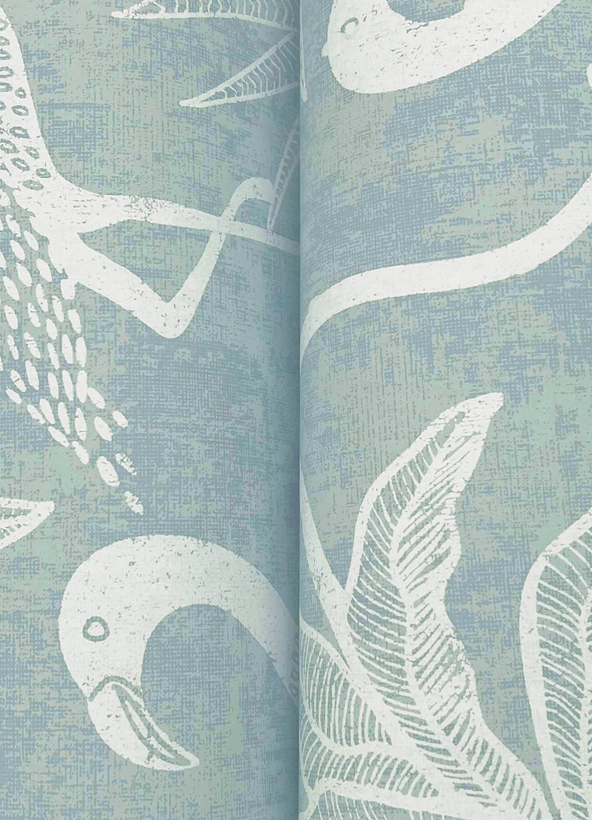 A-Street Prints Sea Salt Biscayne Wallpaper - Turquoise